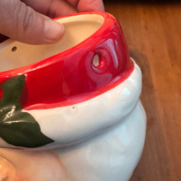 Vintage Santa Clause Planter, Ceramic 3D container - Picture 3 of 9